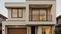 Desain Rumah 2 Lantai Minimalis dengan Sentuhan Elegan Modern/AI