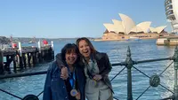 Acha Septriasa dan Nirina Zubir Reuni usai Lari Marathon di Sydney