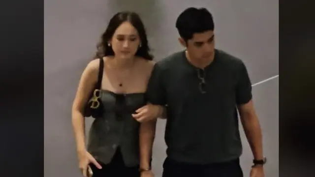 Jalan Bareng Al Ghazali di Mal, Gaya Pacaran dan Pakaian Laura Moane Jadi Sorotan