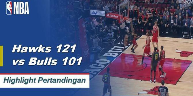 Cuplikan Hasil Pertandingan NBA : Hawks 121 vs Bulls 101