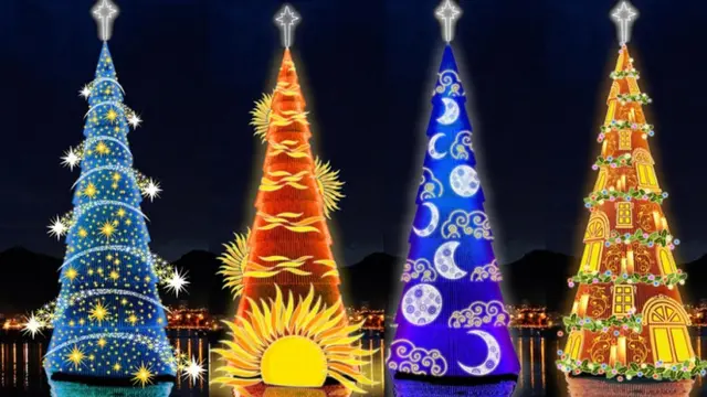 Lego hingga Perhiasan, 6 Pohon Natal Unik dari Penjuru Dunia