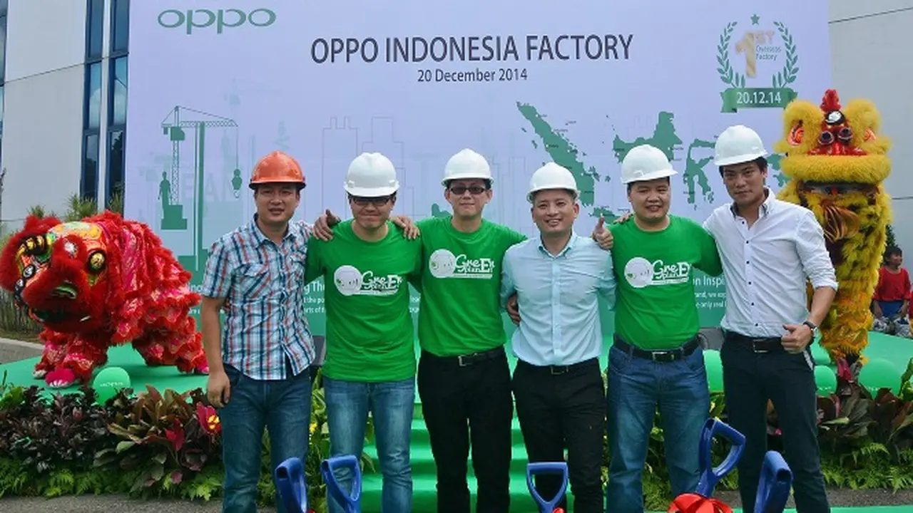 Oppo Mulai Merenovasi Pabrik Ponselnya di Tangerang