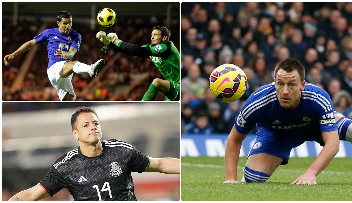 Kehebatan pemain untuk mencetak gol di area kotak penalti menjadi ancaman bagi setiap kiper lawan. Tim Chalill tercatat mencetak 56 gol di area kotak terlarang. Berikut 8 pencetak gol terbanyak di area kotak penalti Liga Inggris. (Kolase foto AFP)