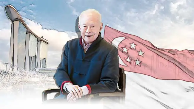 Ilustrasi Lee Kuan Yew