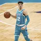 Guard Charlotte Hornets, LaMelo Ball. (AP/Jacob Kupferman).