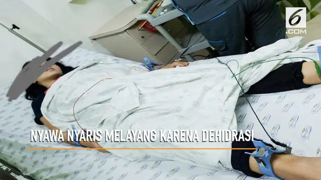 Seorang wanita hampir kehilangan nyawa karena mengabaikan air putih.