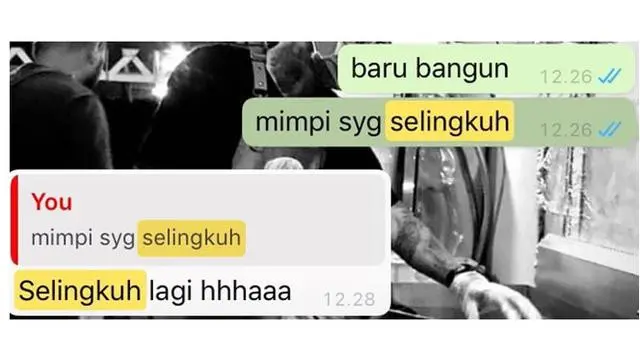 6 Chat Mimpi Pacar Selingkuh Ini Penuh Drama, Kocak