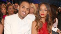 Chris Brown dan Rihanna (AFP/Christopher Polk)