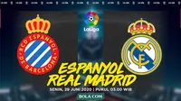 La Liga: Espanyol vs Real Madrid. (Bola.com/Dody Iryawan)