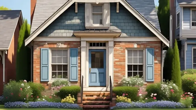 Model Rumah Sederhana Ukuran 6x9 di Desa (Sumber Gambar: Meta AI)