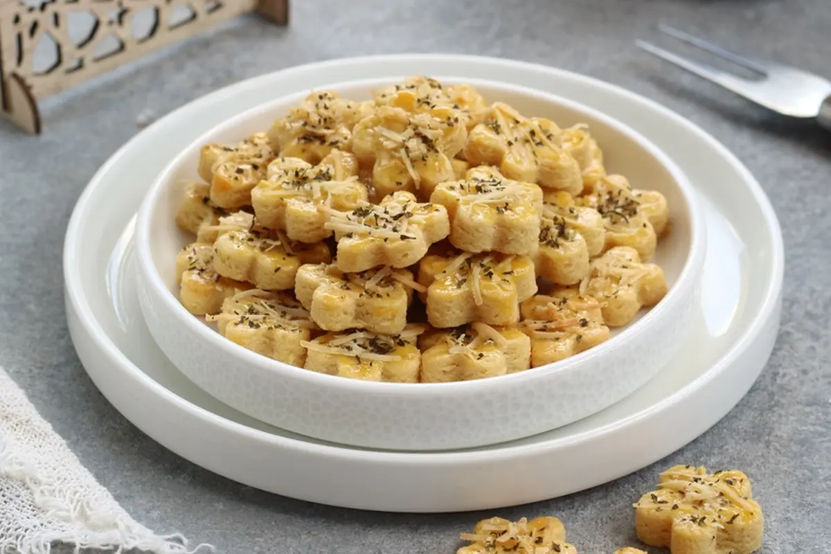 resep kue kering garlic cookies