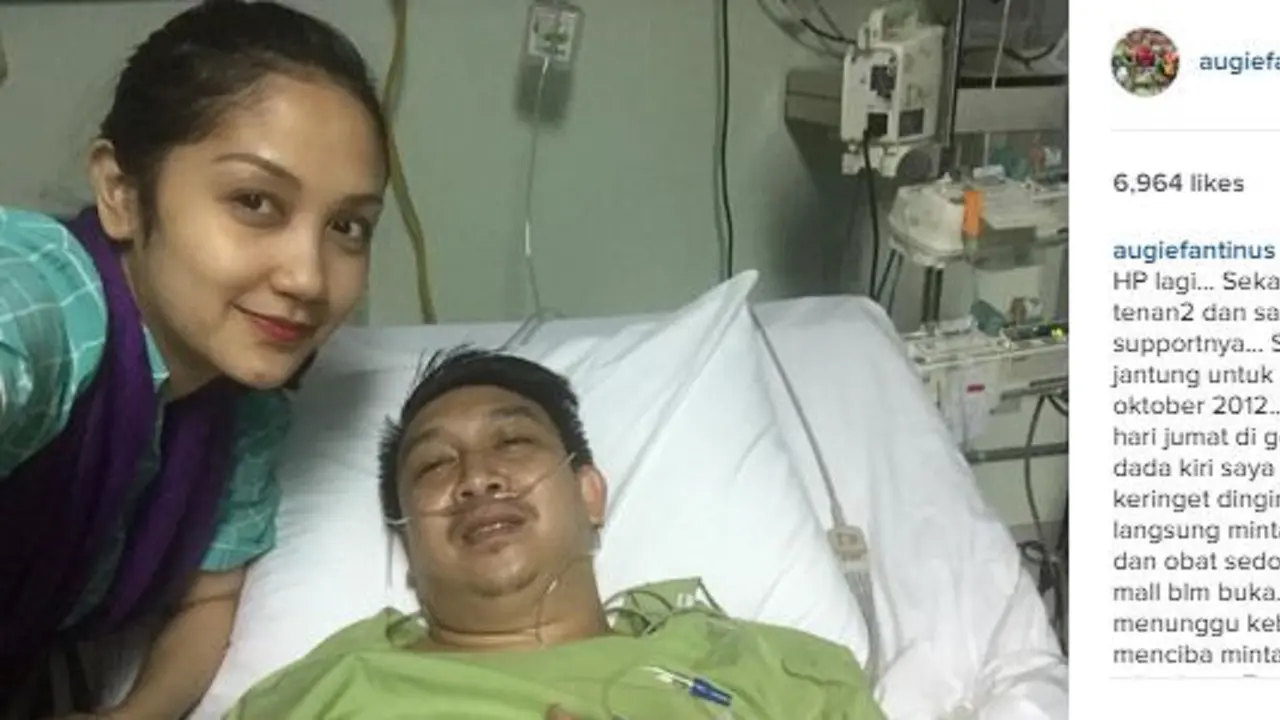 Augie Fantinus dan Istri