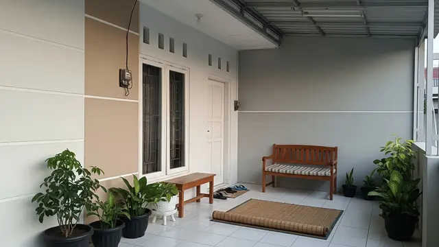 Desain Teras Rumah Subsidi