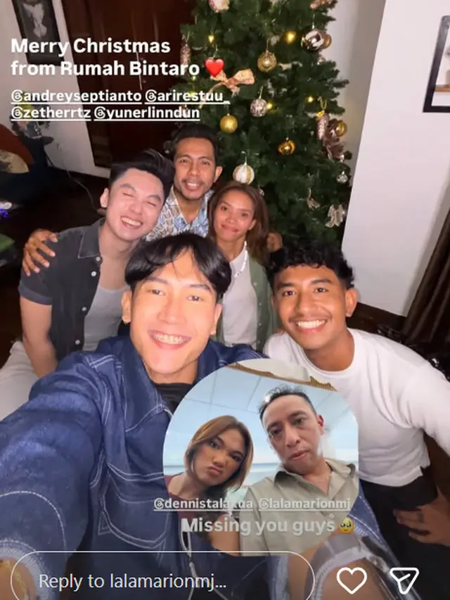 Potret Pasangan Kekasih Artis Rayakan Natal 2025