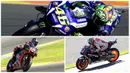 Inilah 5 pesaing berat pebalap Movistar Yamaha, Valentino Rossi, untuk meraih gelar juara dunia MotoGP 2017. (AFP-EPA)