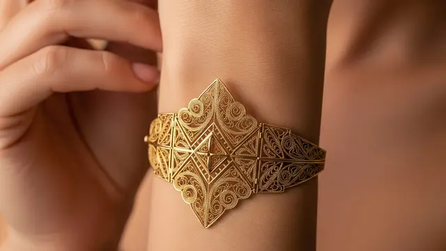 Gelang Filigree Art Deco: Keanggunan Vintage yang Rumit