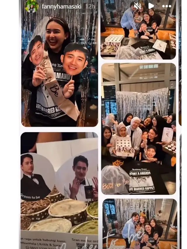 6 Potret Kejutan Bridal Shower Amanda Manopo Jelang Nikah, Meriah Penuh Cinta