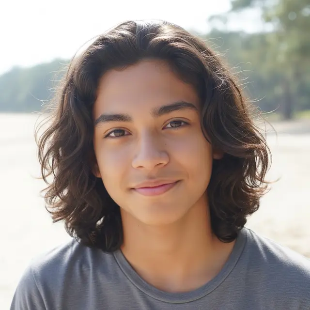 Model Rambut Panjang Anak Laki Laki (Gemini AI)