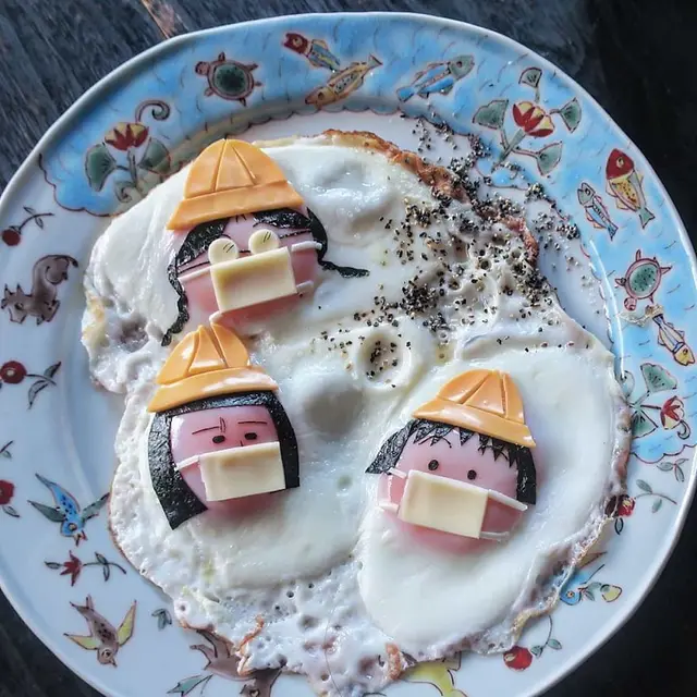 Menu bekal buatan dari Etoni Mama yang berbahan utama dari telur