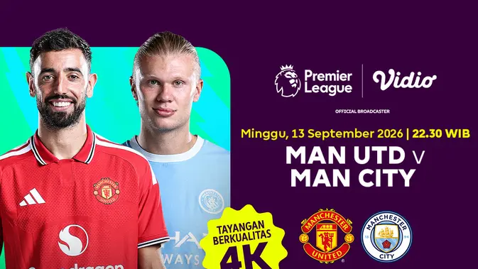 Derby Manchester di Vodio: Gas Nonton MU vs City Tanpa Bayar