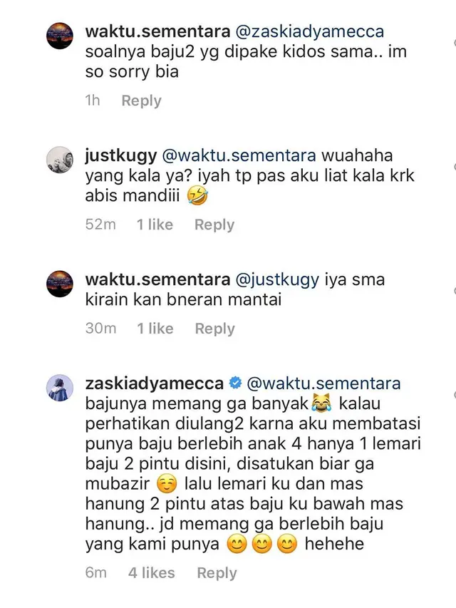 Unggahan Zaskia Adya Mecca. (Foto: Instagram @zaskiadyamecca)