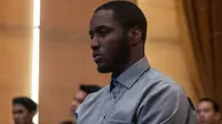 Pebasket asing Satria Muda Pertamina, Carlos Charles Smith, saat menghadiri jumpa pers di Ballroom Pertamina, Jakarta, Rabu (11/1/2017). (Bola.com/Vitalis Yogi Trisna)