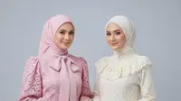 7 Inspirasi Gaun Pesta Muslimah High Neck Lace untuk Tampil Elegan