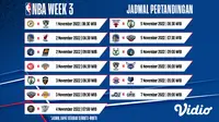 Link Live Streaming NBA 2022/2023, 2-7 November 2022 di Vidio: Miami Heat vs Golden State Warriors