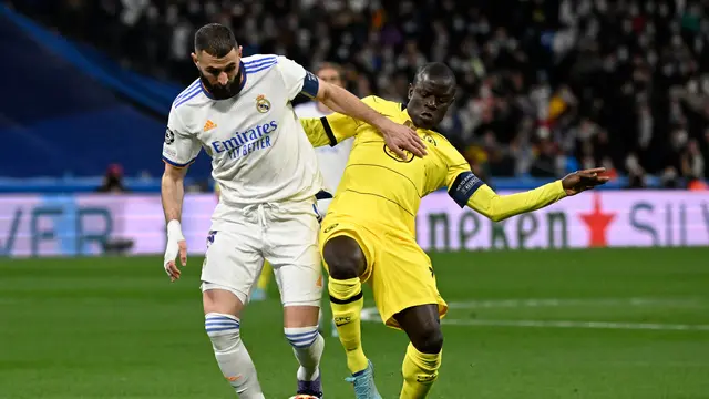 Karim Benzema dan N'Golo Kante