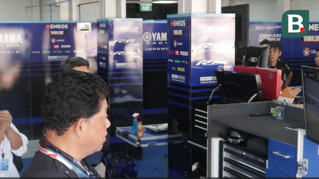 Garasi Yamaha Racing Indonesia di ARRC 2023 Mandalika