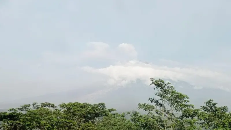 Ilustras erupsi Gunung Semeru (Istimewa)