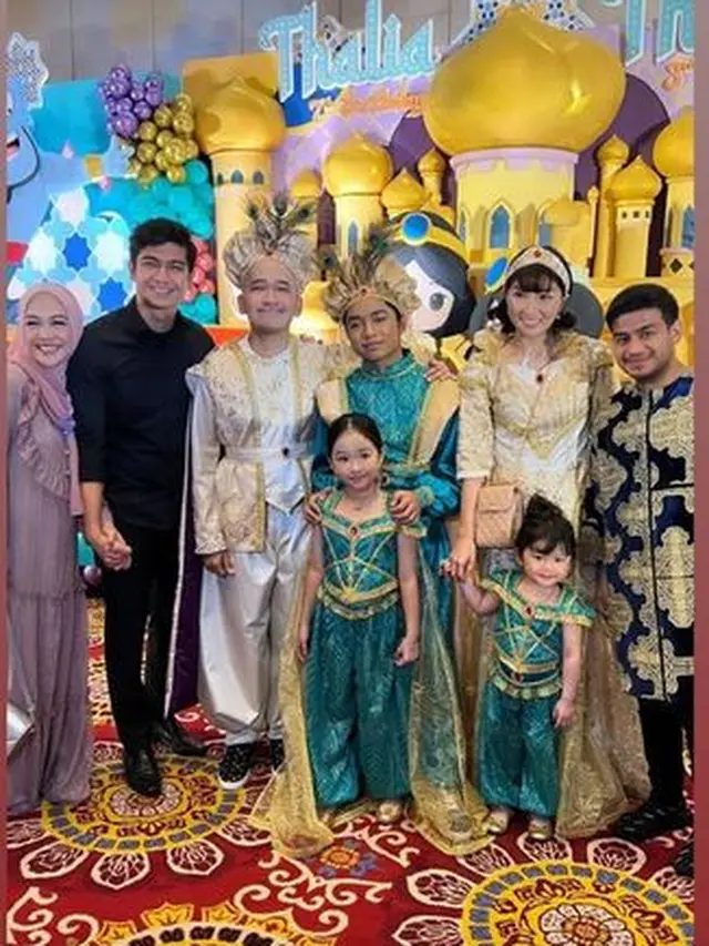 6 Potret Artis di Ulang Tahun Anak Ruben Onsu, Penampilan Fuji Curi Perhatian