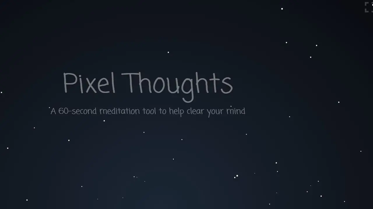 Pixel Thoughts, Aplikasi yang (Katanya) Bisa Redakan Rasa Stres