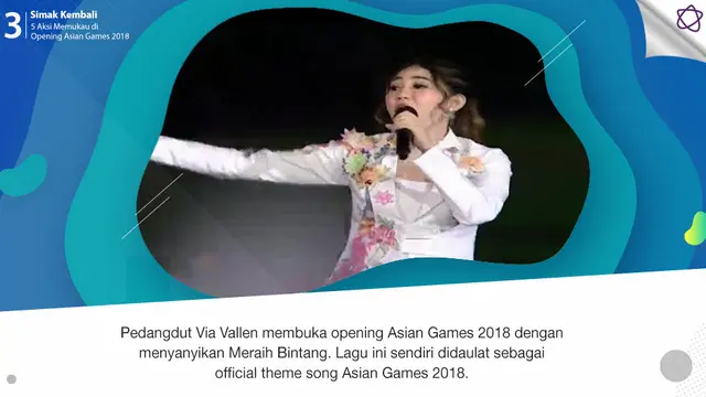 [Bintang] Simak Kembali 5 Aksi Memukau di Opening Asian Games 2018