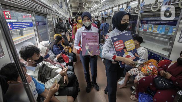 Peringati Hari Ibu, KAI Kampanye Stop Pelecehan Seksual di KRL