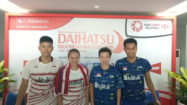 Praveen / Melati Kalah Pengalaman dari Tontowi / Liliyana