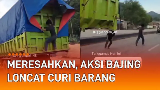 Aksi bajing loncat kembali meresahkan pengguna jalan umum mengundang perhatian.