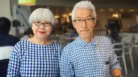 Pasangan ini telah menikah selama 37 tahun dan selalu pakai baju yang matching. (Foto: instagram.com/bonpon511)