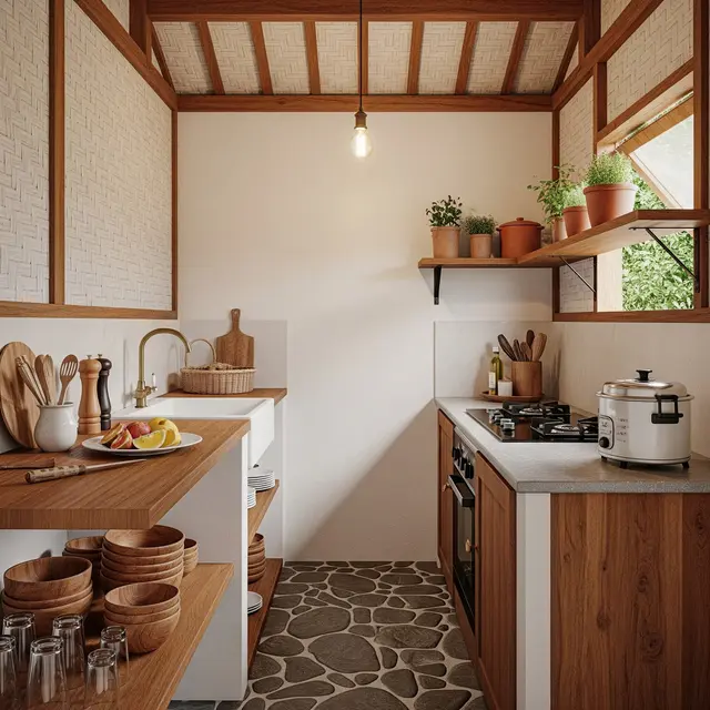 Model Tata Ruang Dapur Rumah di Desa