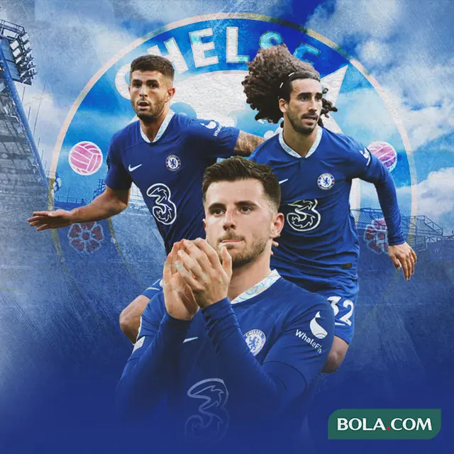 Chelsea - Mason Mount, Christian Pulisic, Marc Cucurella