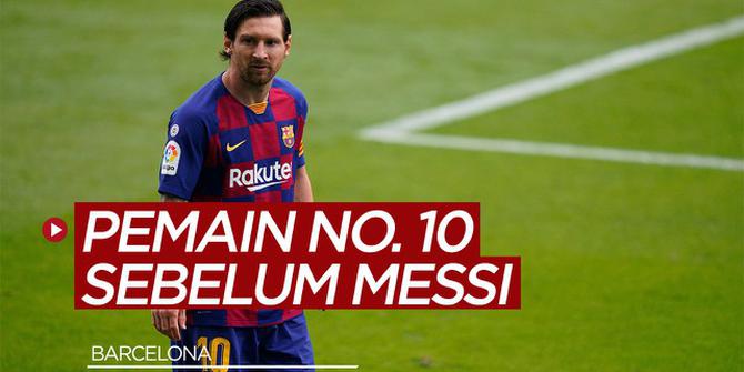 VIDEO TikTok Bola.com: Pemain dengan Nomor Punggung 10 Sebelum Lionel Messi di Barcelona