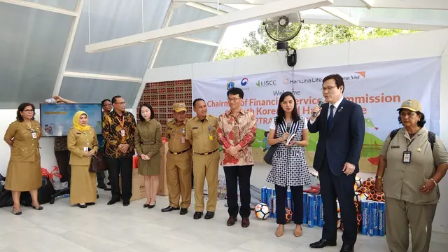 Kunjungan Chairman of FSC (Financial Service Commission) Korea Selatan ke RPTRA Jaka Teratai, Pulo Gadung, Jakarta Timur