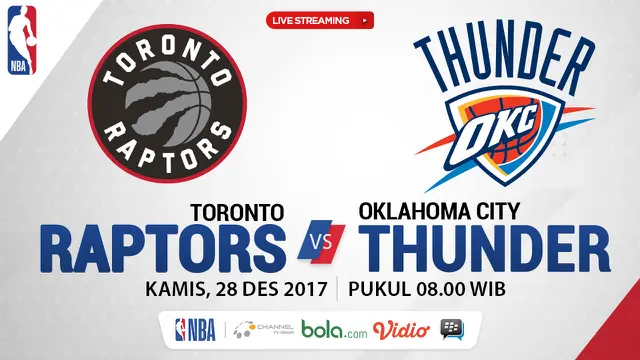Toronto Raptors Vs Oklahoma City Thunder