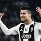 2. Cristiano Ronaldo (Juventus) - 19 gol dan 8 assist (AFP/Marco Bertorello)