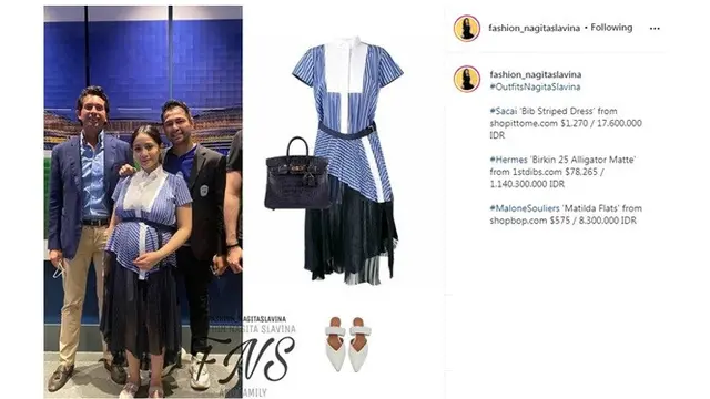 8 Outfit Nagita Slavina saat Hamil Ini Ditaksir Capai Puluhan Juta