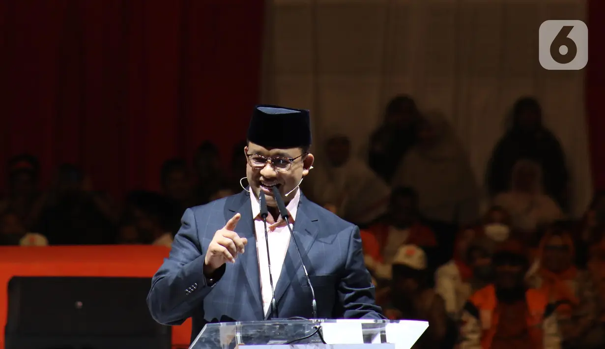 Dijelaskan Anies, tipe pemerintah dengan institusi politik dan ekonomi yang ekstraktif biasanya memiliki kecenderungan untuk kepentingan pribadi. (Liputan6.com/Helmi Fithriansyah)