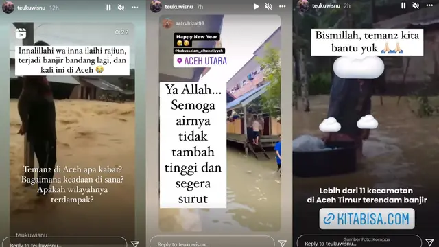 Unggahan Teuku Wisnu. (Instagram/ teukuwisnu)