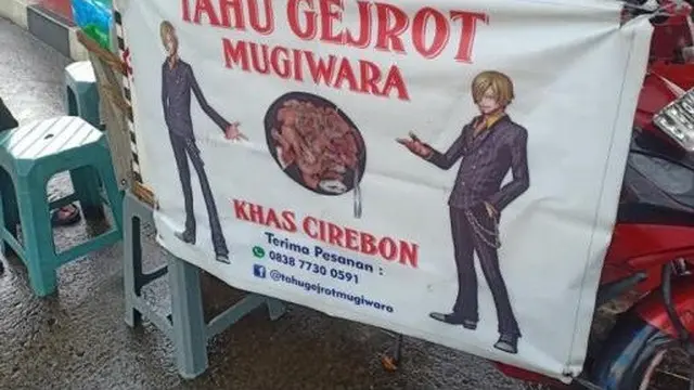 6 Spanduk Jualan Pakai Gambar Anime Ini Kelewat Unik, Terdeteksi Wibu