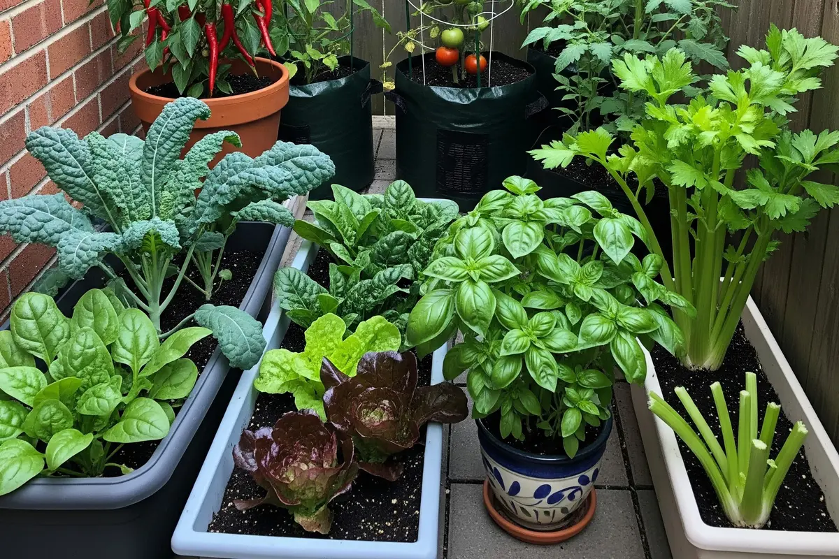 Model Halaman Belakang Rumah untuk Kebun Sayur Organik yang Produktif (Image by Gemini AI)