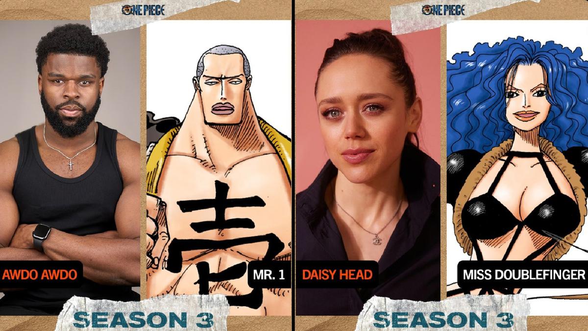 Produksi One Piece Season 3 Tancap Gas, Pemeran Mr. 1 dan Miss Doublefinger Diumumkan